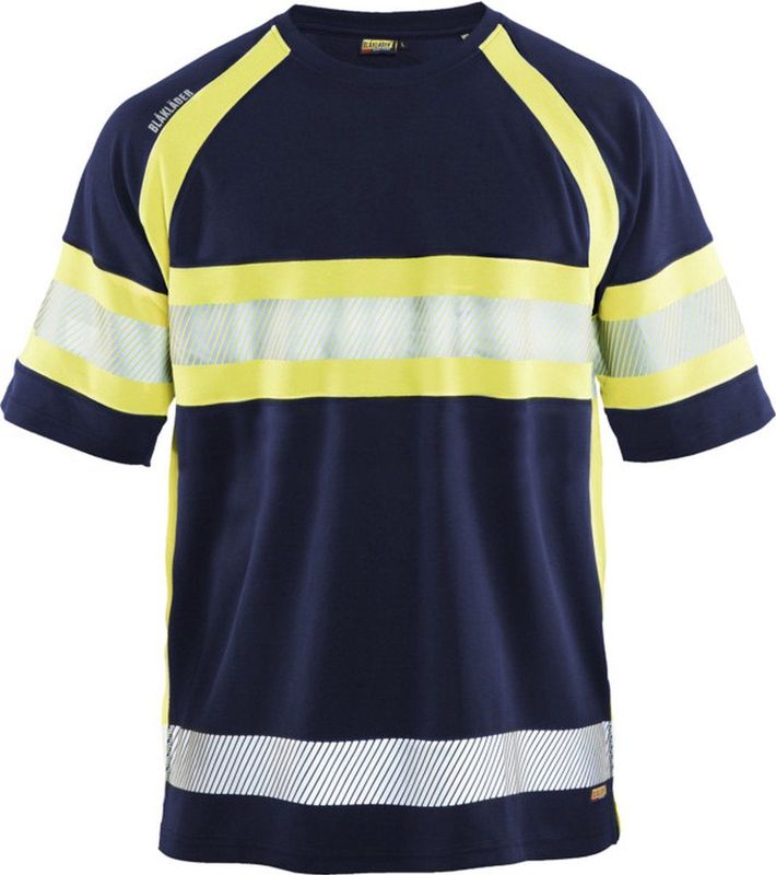 Blaklader UV-T-shirt High Vis 3337-1051 - Marine High Vis Geel