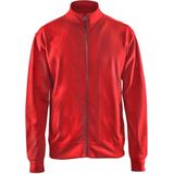 Blaklader 3371 Werksweater Met Rits Rood