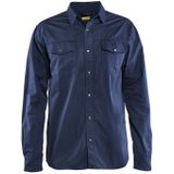 Blåkläder 3297-1135 Overhemd Twill Marineblauw maat 4XL