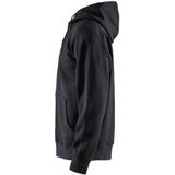 Blåkläder - 3396-1048 - Hooded Sweatshirt - Zwart - 80% Katoen, 20% Polyester