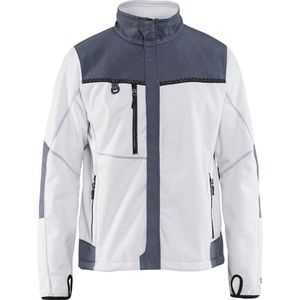 Blaklader 4955252410944XL Fleecejack, winddicht, maat 4XL, wit/grijs