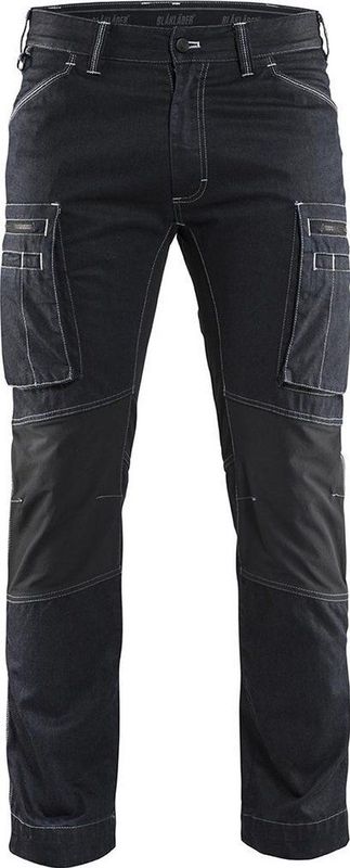 Blaklader BlÕklõder Service Werkbroek denim stretch zwart - maat C54