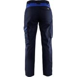 Blaklader Dames Werkbroek - Marineblauw/Korenblauw - 65% Polyester, 35% Katoen