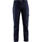 Blaklader Dames Werkbroek - Marineblauw/Grijs - 65% Polyester, 35% Katoen