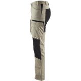 Blaklader Dames Service werkbroek Stretch 7159-1845 - Vrouwen - Khaki/Zwart
