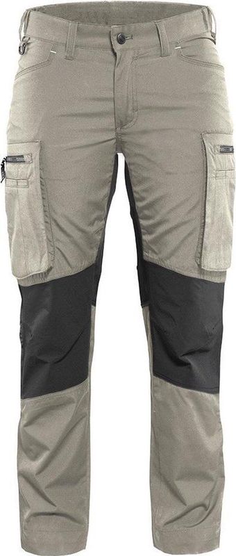 Blaklader Dames Service werkbroek Stretch 7159-1845 - Vrouwen - Khaki/Zwart