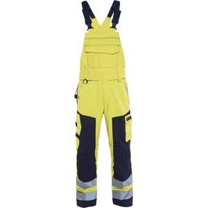 Blaklader Multinorm bretelbroek 2608-1514 - High Vis Geel/Marineblauw