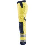 Blåkläder - 7155-1811 - Werkbroek - High Vis - Geel/Marineblauw - Zonder Spijkerzakken