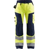 Blåkläder - 7155-1811 - Werkbroek - High Vis - Geel/Marineblauw - Zonder Spijkerzakken
