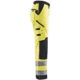 BLAKLÄDER® Damen Warnschutzhose 7155 gelb, schwarz Größe 48