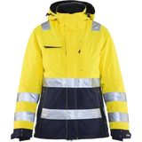 Blåkläder 4872-1987 Dames Winterjas High Vis Geel/Marineblauw maat XL
