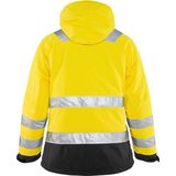 Blåkläder 4872-1987 Dames Winterjas High Vis Geel/Zwart maat XS