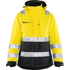 Blåkläder 4872-1987 Dames Winterjas High Vis Geel/Zwart maat XXXL