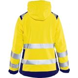 Blåkläder - 4904-1987 - Dames Shell Jack - High Vis Geel/Marineblauw