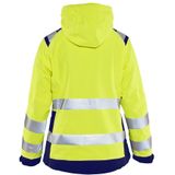 Blåkläder - 4904-1987 - Dames Shell Jack - High Vis Geel/Marineblauw