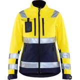 Blåkläder - 4902-2517 - Softshell Jack - High Vis Geel/Marineblauw - Ademend