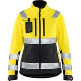 Blåkläder - 4902-2517 - Softshell Jack - High Vis Geel/Zwart - Dames
