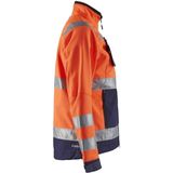 Blåkläder - 4902-2517 - Softshell Jack - High Vis - Oranje/Marineblauw - Ademend