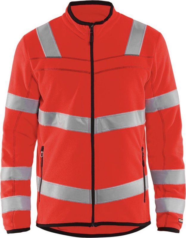 Blåkläder - 4941-1010 Microfleecevest - High Vis - Rood - Polyester