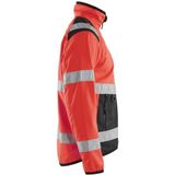 Blåkläder 4877-2516 Softshell jack High Vis High Vis Rood/Zwart maat XXXL