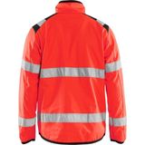 Blåkläder 4877-2516 Softshell jack High Vis Fluor Rood/Zwart maat L