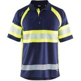Blåkläder 3338-1051 UV-Poloshirt High Vis Klasse 1 Marineblauw/Oranje maat 4XL