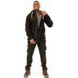 Blåkläder - 4933 Hoodie - Zwart - 2-laags Gebreid Materiaal