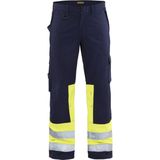 Blaklader Multinorm werkbroek 1478-1514 - Marine/High Vis Geel