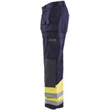 Blaklader Multinorm werkbroek 1478-1514 - Marine/High Vis Geel