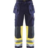 Blaklader Multinorm werkbroek 1478-1514 - Marine/High Vis Geel