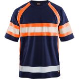 Blaklader UV-T-shirt High Vis 3337-1051 - Marineblauw Oranje