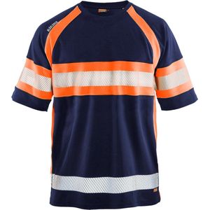 Blaklader UV-T-shirt High Vis 3337-1051 - Marineblauw Oranje