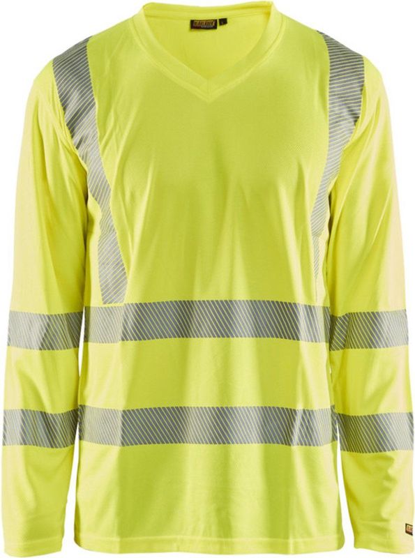 Blåkläder - 3385-1013 - UV-T-shirt - High Vis Geel - 100% Polyester - Lange Mouwen