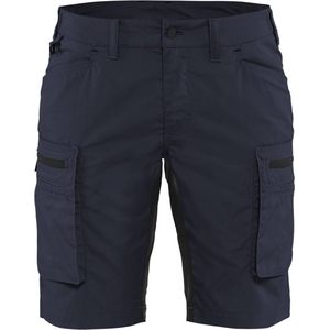 Blaklader Dames Service Short met stretch 7149-1845 - Donker marineblauw/Zwart