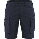 Blaklader Dames Service Short met stretch 7149-1845 - Donker marineblauw/Zwart