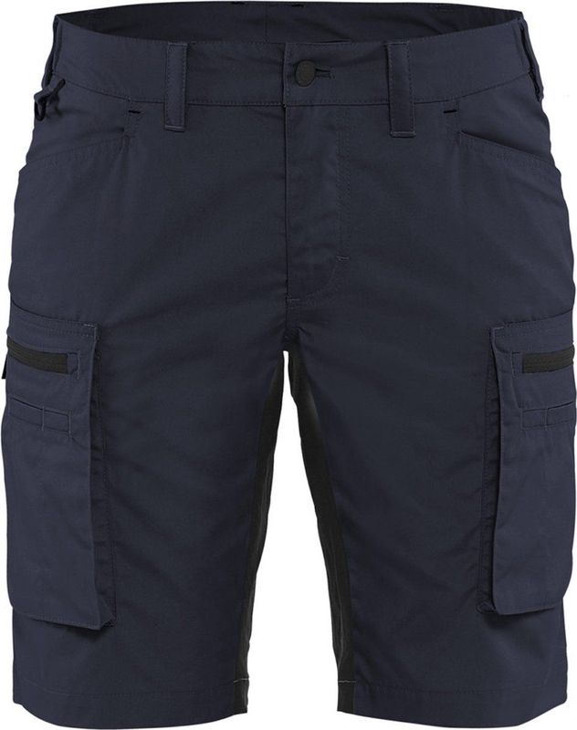 Blåkläder - 7149-1845 - Dames Service Short - Donker Marineblauw/Zwart - Stretchmateriaal
