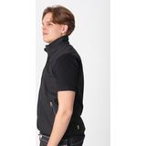 BLAKLÄDER® unisex Softshellweste 3850 schwarz, rot Größe 4XL