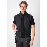 BLAKLÄDER® unisex Softshellweste 3850 schwarz, rot Größe 2XL