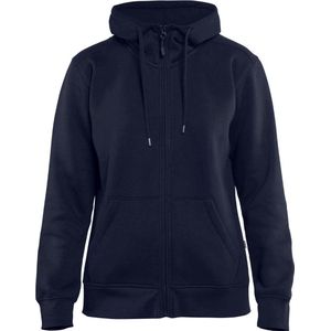 Blaklader Dames hoodie met rits 3395-1048 - Marineblauw