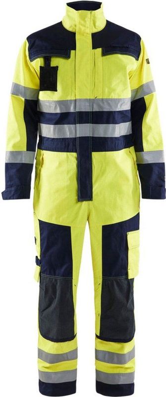 Blaklader Multinorm overall 6378-1514 - High Vis Geel/Marineblauw - C46