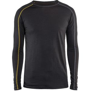 Blåkläder - 4799-1734 Onderhemd - Donkergrijs/Geel - 100% Merinowol