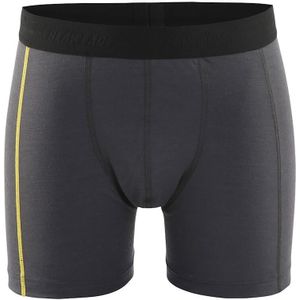 Blåkläder - 1847-1734 - Boxershort - Donkergrijs/Geel - 100% Merino Wol