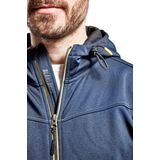 Blåkläder - Hoodie - Donkerblauw/Geel - Zachte Voering - Ritssluiting