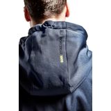 Blåkläder - Hoodie - Donkerblauw/Geel - Zachte Voering - Ritssluiting