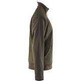 Blåkläder - 3362-2526 - Sweatshirt met Rits - Groen/Zwart - 100% Polyester