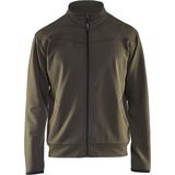 Blåkläder - 3362-2526 - Sweatshirt met Rits - Groen/Zwart - 100% Polyester