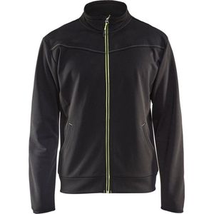 Blåkläder - 3362-2526 - Sweatshirt - Zwart/High Vis Geel - 100% Polyester