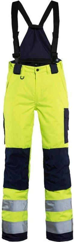 Blaklader Dames Winterwerkbroek High Vis 7885-1977 - High Vis Geel/Marineblauw