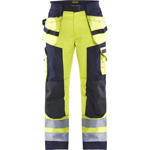 Blaklader Multinorm werkbroek 1579-1514 - High Vis Geel/Marineblauw