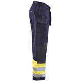 Blaklader Multinorm werkbroek 1479-1514 - Marine/High Vis Geel